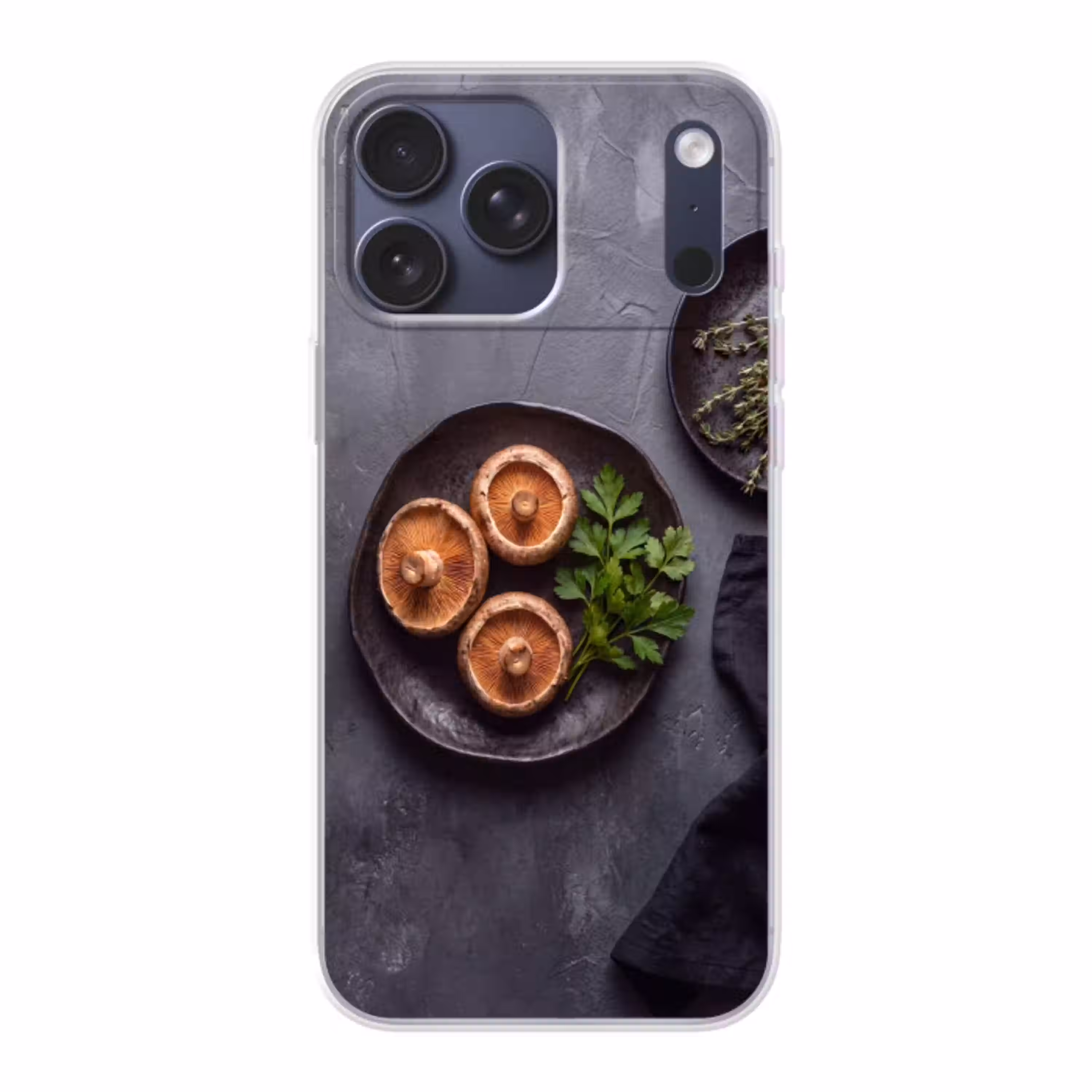 Paddestoelen - Kruiden - Eten Telefoonhoesje iPhone 17 Pro Max klein -3d