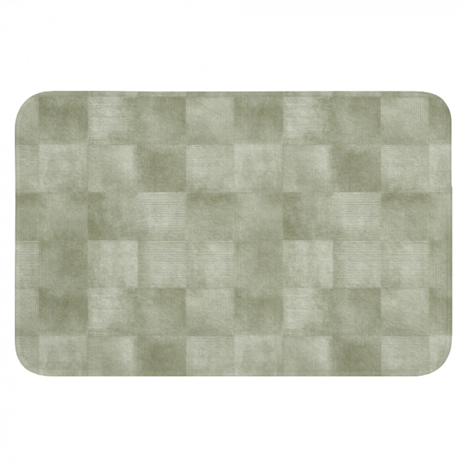 Vlakken - Rustiek - Groen WCmat klein 1009 -3d