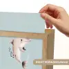 Dolfijn - Zeewier - Grijs Light Box met kabel (Kinderlampje) klein -USP_websiteprintNL