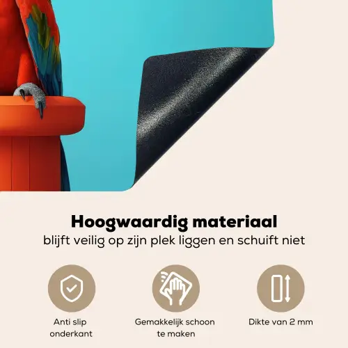 Ara - Koksmuts - Sokkel - Grappig Inductie beschemer met haakjes klein -ky-onderkant-nl