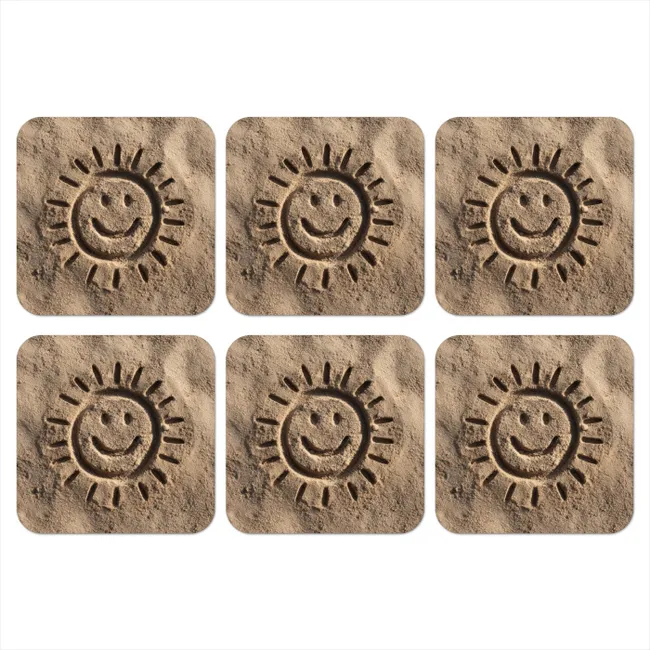 Coaster - Face - Sun - Sand - Signed