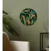 Jungle - Panter - Patronen - Jongens - Meiden - Planten Wandcirkel kunststof plaat 5mm dik klein -sfeer3