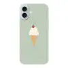 Illustratie - Ijsje - Spikkels - Kers Apple iPhone 16 Plus klein -3d