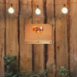 Drank - Oranje - Glitter - Disco tuinposter los doek klein -sfeer1