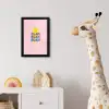 Blah - Bliksem - Roze fotolijst zwart zonder passe partout klein -usfeer4_kinderkamer