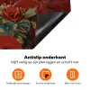 Bloemen - Dieprood - Zonnebril - Vrouw Inductie beschermer vinyl 3mm klein -zzzzzzz-td-onderkant