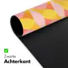 Kleurrijk - Ruitpatroon - Bladvormen Muismat XXL klein 681 -sfeer2