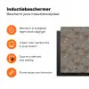 Donker - Bloemen - Sierlijk Inductie beschermer vinyl 3mm klein 276 -zzzzzzz-td-ups