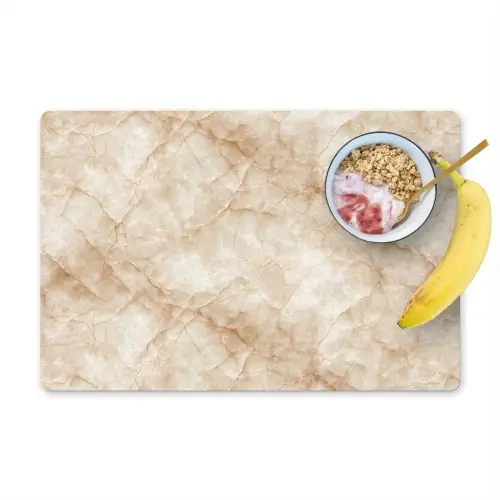 Kristalstructuur - Bruin - Marmer Placemat vinyl groot 368 -zzzproduct_Kitchenyeah-website