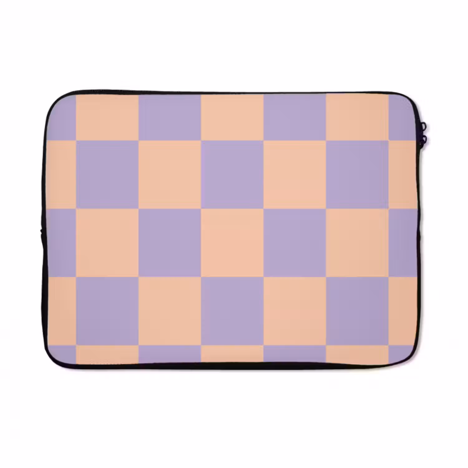 Laptop hülle - Schachbrettmuster - Lila - Rosa - Würfel