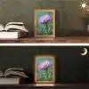 Aster - Paars - Bloem - Blaadjes Light Box met kabel (Tafellamp) klein -sfeer3
