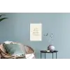 Tekst - Sierlijk - Letters - Groen Muursticker klein -plant