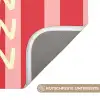 Strepen - Rood - Try again Badmat klein -USP_AntislipDE