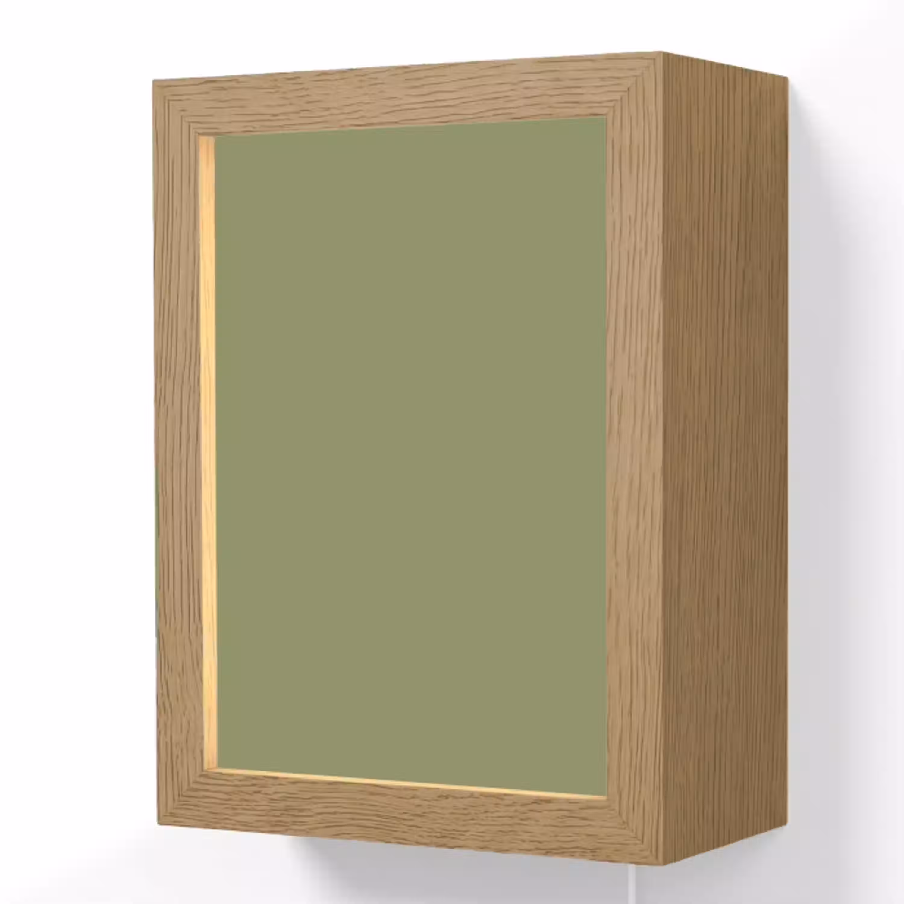 Herbal - Matcha - Groen Light Box met kabel (Wandlamp) klein 929 -3d