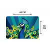 Pauw - Cirkels - Blauw Placemat vinyl groot -specs