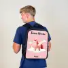 Eenhoorn - Vleugels - Roze - Regenboog Rugzak - Zwart middel -sfeer8