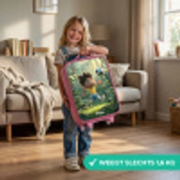 Voetbal - Jongen - Bos Kinderkoffer - Roze klein -sfeer2_NL