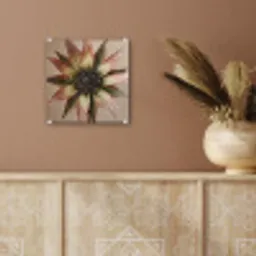Droogbloem - Protea - Vintage - Beige - Rustiek plexiglas 5mm klein -sfeer5