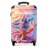 Pastel swirl NBS - Handbagage koffer - Kinderen Unisex middel -productfoto_recht