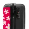 Madeliefjesmania hotpink Koffer - NBS - Handbagage middel -slot