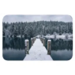 Steiger - Meer - Sneeuw - Bergen - Rustgevend Badmat klein -3d