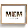 Mem - Lettercollage Dienblad Rechthoek middel -z3d_shopping