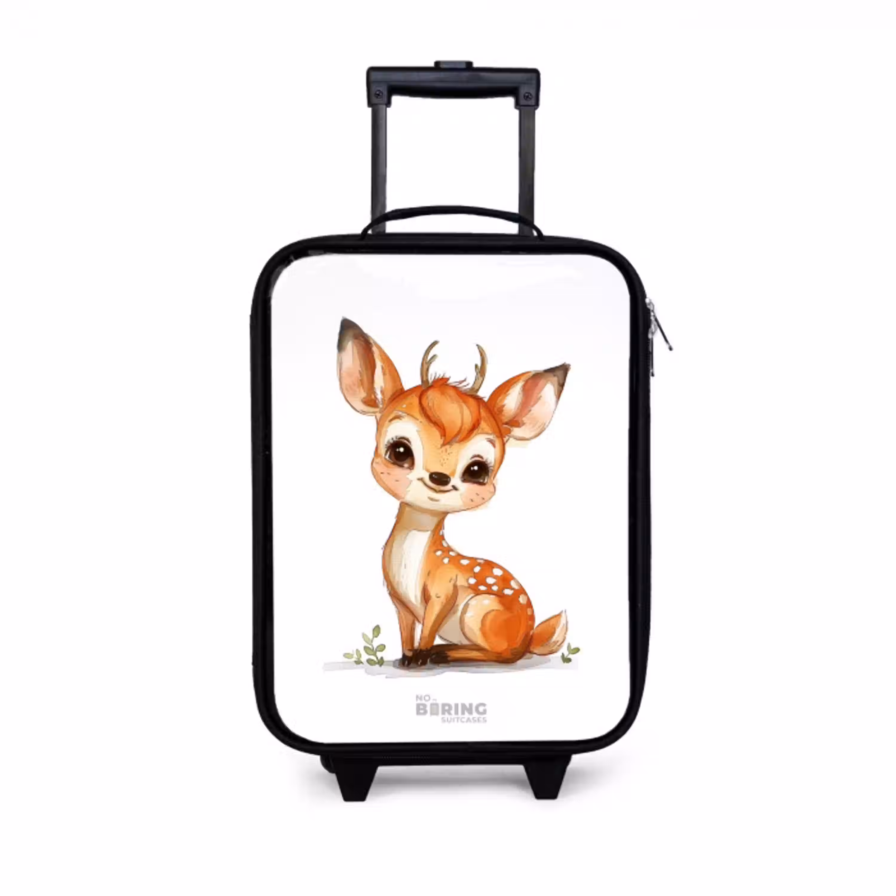 Baby hert Kinderkoffer - Zwart klein -3d