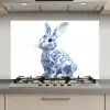 Delftsblauw - Haasje - Wit keuken achterwand spatscherm klein -3d_website