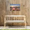 Zonsondergang Achter de Duinen Tuinposter op houten frame 2 cm dik klein -sfeer4