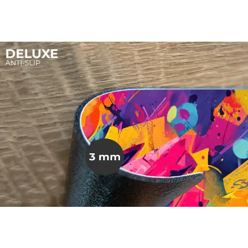 Abstract - Vormen - Kleurrijk Placemat vinyl groot -closeup