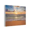 Strand - Zonsondergang - Zee - Wolken - Horizon PET vilt klein -3d