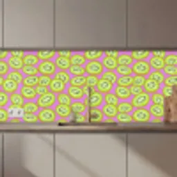 Kiwi - Speels - Groen keuken achterwand 2 middel 871 zz_3dshopping