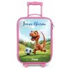 Voetbal - Dino - Sport Kinderkoffer - Roze klein -zz3dotto