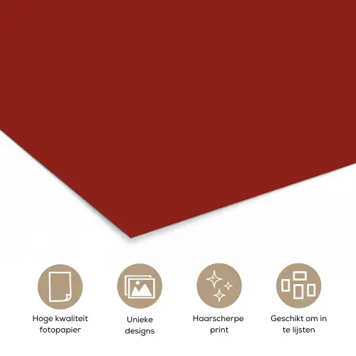 Schuin - Loveyou - Rood poster papier klein -closeup_NL
