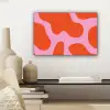 Vlekken - Rood - Roze - Patroon - Minimalistisch canvas 2cm klein -sfeer6