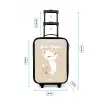 Kitten in de kleuren beige en wit Kinderkoffer - Zwart klein -productfoto_formaten