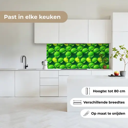 Limoen - Groen - Water keuken achterwand 2 middel 871 -sfeer4_NL