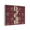 Sterren - Luipaardprint - Dream - Bordeaux PET vilt klein -3d