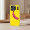 Banaan - Grafisch - Geel Telefoonhoesje iPhone 17 Pro klein -sfeer2