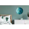 Bootje - Water - Blauw Wandcirkel aluminium klein -slaapkamer