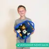 Dieren - Sterren - Planeten - Astronaut Kinderrugzak - Blauw middel -sfeer1_NL