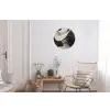 Vrouw - Golvende - Hoed Wandcirkel aluminium klein -woonkamer