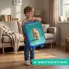 Hamster - Wortel - Dier Kinderkoffer - Blauw klein -sfeer2_NL