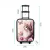 Kat - Paars - Vlinders - Bloemen Kinderkoffer - Zwart klein -productfoto_formaten