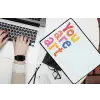 You are art - Kleurrijk - Grafisch laptophoes neopreen klein -bureau