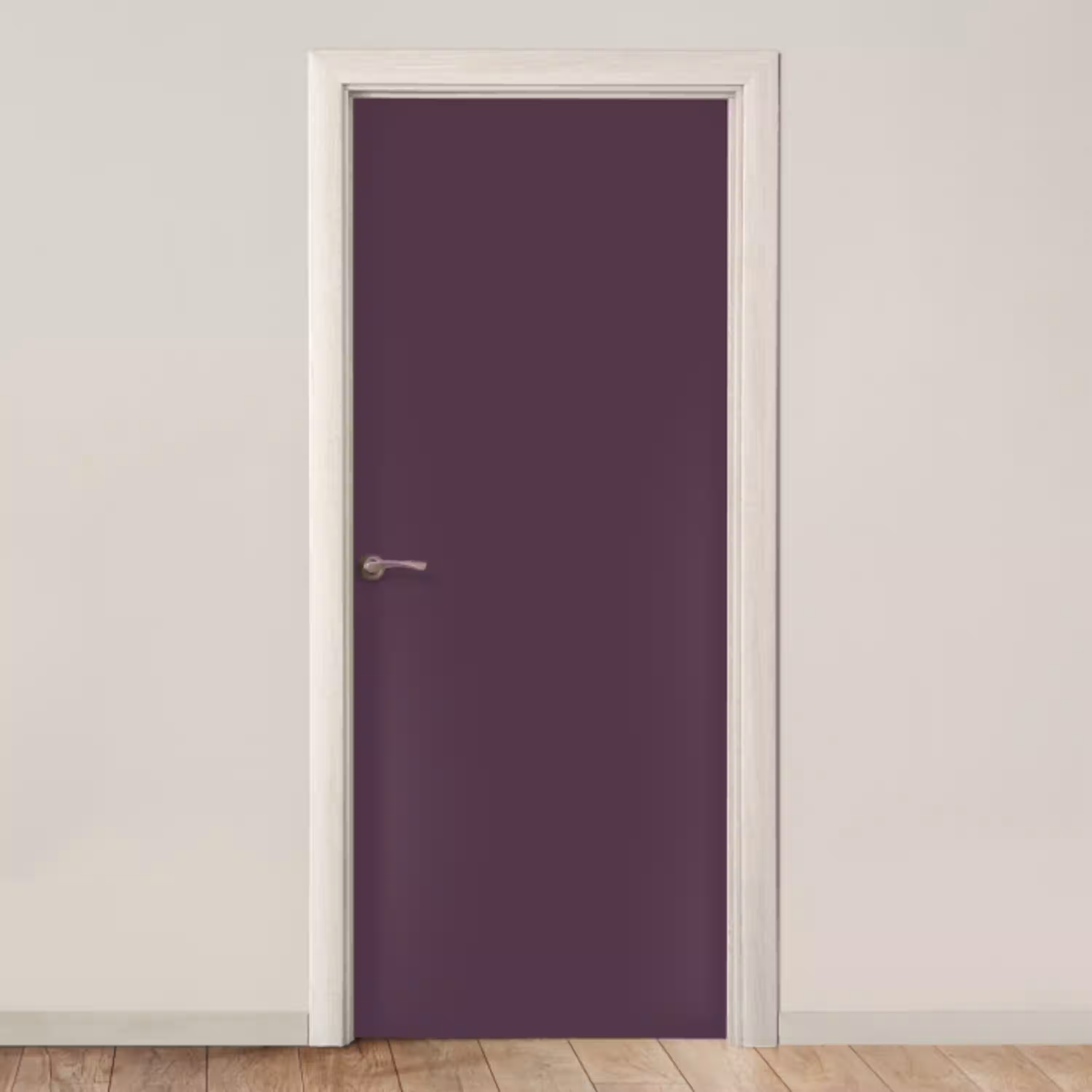 Midnight - Plum - Paars deurposter klein 289 -3d_beige