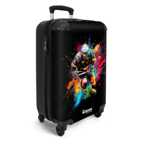 IJshockey met graffiti NBS - Handbagage koffer - Unisex middel -productfoto_3d