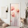 Klaproos - Bloemen - Kunst - Abstract - Watercolor deurposter klein -sfeer6