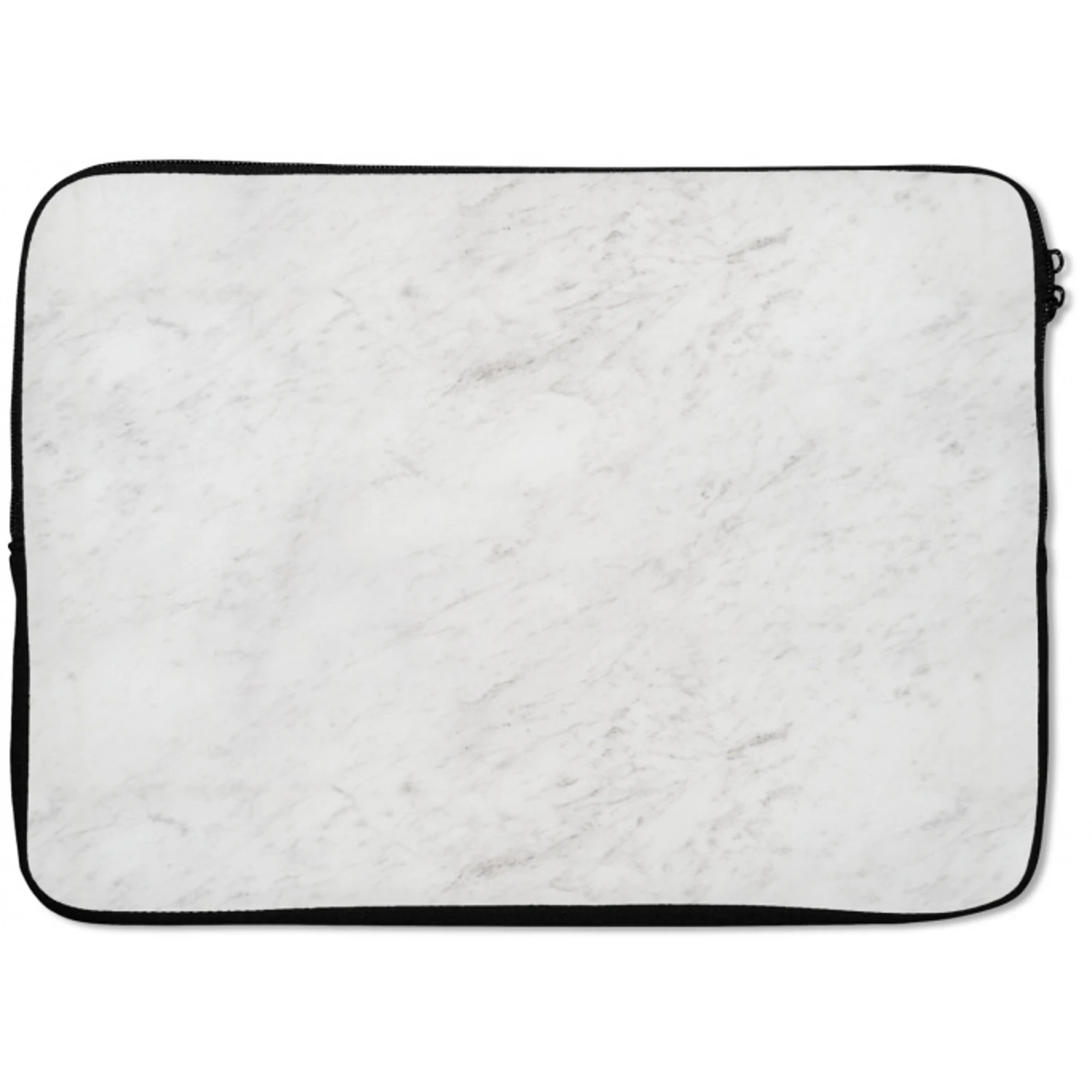 Wit - Marmer - Grijze aders laptophoes neopreen klein 279 -zkaufland3dotto