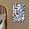 Bladeren - Klimop - Donkerblauw canvas 2cm klein -sfeer3